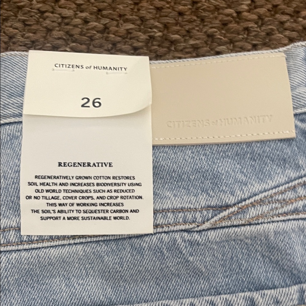 Citizens of Humanity Light Blue Women's Jeans “ Bisou crop” size 26